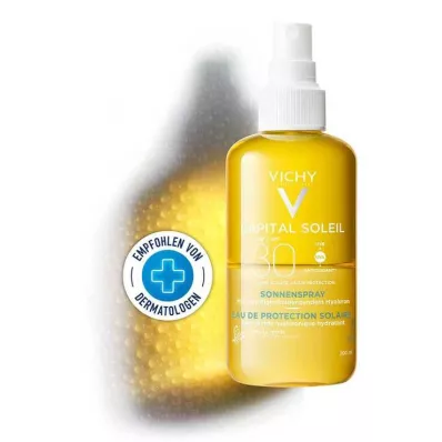 Vichy Ideal Soleil opalovací sprej + kyselina hyaluronová LSF 30, 200 ml