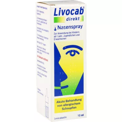 LIVOCAB přímý nosní sprej, 10 ml