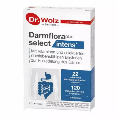 Kapsle Darmflora plus select intens, 40 kusů