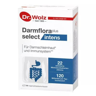 DARMFLORA plus vybrané intenzivní kapsle, 80 ks