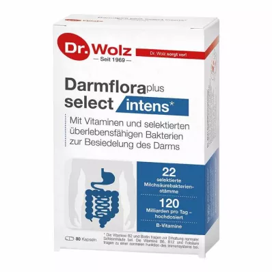 Kapsle Darmflora plus select intens, 80 kusů