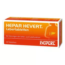 HEPAR HEVERT Jaterní tablety, 40 ks