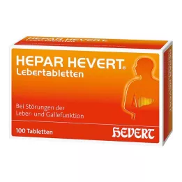 HEPAR HEVERT Jaterní tablety, 100 ks