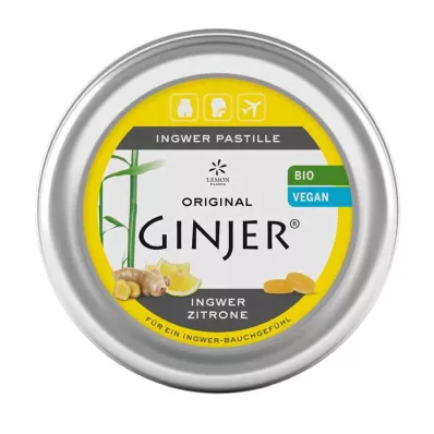 INGWER GINJER Bio citronové pastilky, 40 g