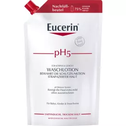 EUCERIN Náhradní náplň pH5 Wash Lotion Sensitive Skin, 750 ml