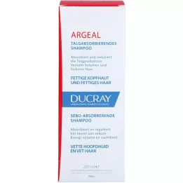 DUCRAY ARGEAL Šampon proti mastným vlasům, 200 ml