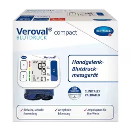 VEROVAL kompaktní zápěstní tlakoměr, 1 ks