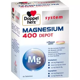 DOPPELHERZ Tablety systému Magnesium 400 Depot, 60 ks