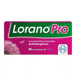 LORANOPRO 5 mg potahované tablety, 18 kusů