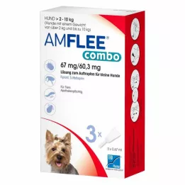 AMFLEE combo 67/60,3 mg Perorální roztok pro psy 2-10 kg, 3 ks