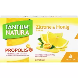 TANTUM NATURA Propolis s citronem &amp; Medové aroma, 15 ks