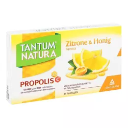 TANTUM NATURA Propolis s citronem &amp; Medové aroma, 15 ks