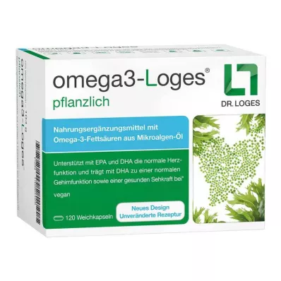 Zeleninové kapsle OMEGA3-Loges, 120 kusů