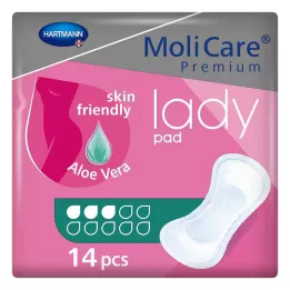 MOLICARE Prémiová dámská podložka 3 kapky, 14 ks