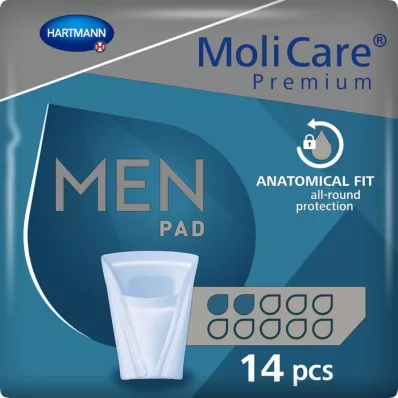 MOLICARE Premium MEN Podložka 2 kapky, 14 ks