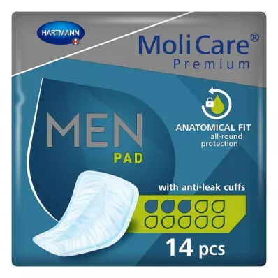 MOLICARE Premium MEN Podložka 3 kapky, 14 ks
