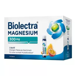 BIOLECTRA Hořčík 300 mg tekutý, 14 ks