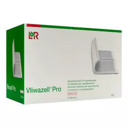 Vliwazell Pro superabsorb.compress sterilní 20x40 cm, 10 ks