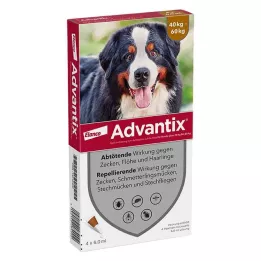 ADVANTIX Spot-on roztok k aplikaci na kůži pro psy 40-60 kg, 4x6,0 ml