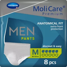 MOLICARE Premium MEN Kalhoty 5 kapek M, 8 ks