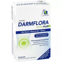 DARMFLORA Active Plus 100 miliard bakterií+7 vitamínů, 80 ks