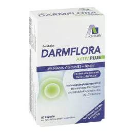 DARMFLORA Active Plus 100 miliard bakterií+7 vitamínů, 80 ks