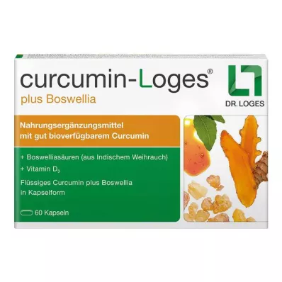 Curcumin-Loges plus Boswellia kapsle, 60 kusů