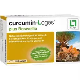 CURCUMIN-LOGES plus Boswellia Capsules, 120 kapslí