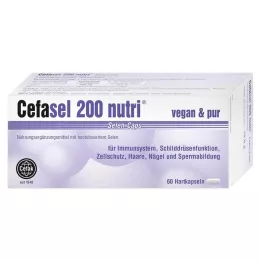 CEFASEL 200 výživných kapslí se selenem, 60 ks