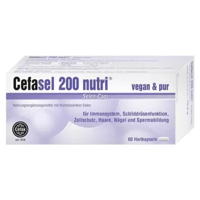 CEFASEL 200 výživných kapslí se selenem, 60 ks