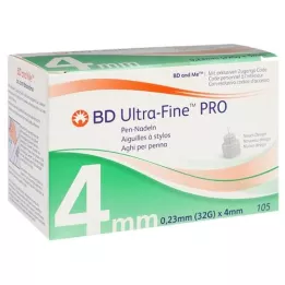 BD ULTRA-FINE PRO Jehly do pera 4 mm 32 G 0,23 mm, 105 ks