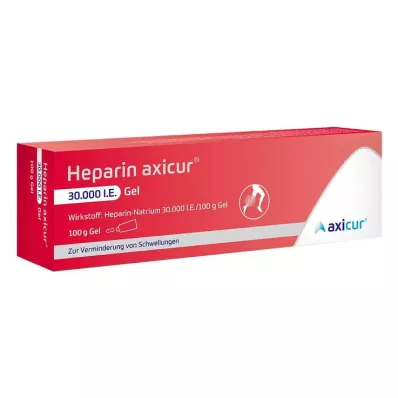 Heparin axicur® 30 000 IU gel, 100 g