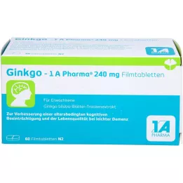 GINKGO-1A Pharma 240 mg Potahované tablety, 60 kapslí