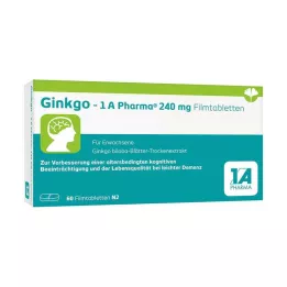 GINKGO-1A Pharma 240 mg Potahované tablety, 60 kapslí