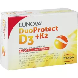 EUNOVA DuoProtect D3+K2 4000 I.U./80 μg Kapsle, 30 ks