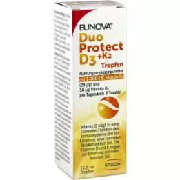 EUNOVA DuoProtect D3+K2 1000 I.U./50 μg kapky, 11,5 ml