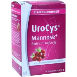 UROCYS Tyčinky Mannose+, 15 ks