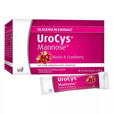 Urocys Mannose + Sticks, 15 ks