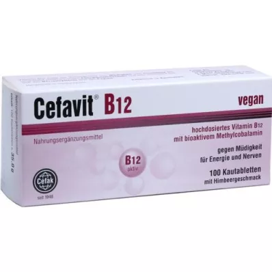 CEFAVIT B12 žvýkací tablety, 100 ks