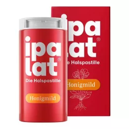 IPALAT Pastilky do krku medové jemné bez mentolu cukr čerstvé, 40 ks