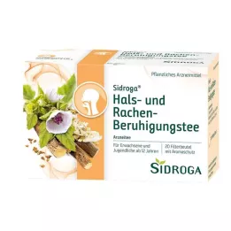 SIDROGA Čajový filtr na zklidnění krku a hrdla, 20X1,75 g