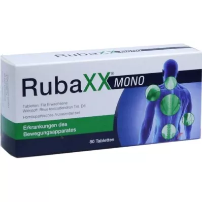 RUBAXX Mono tablety, 80 ks