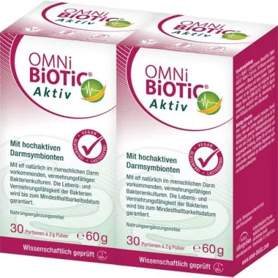 OMNI BiOTiC aktivní prášek, 2x60 g