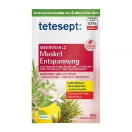 TETESEPT Svalová relaxace s mořskou solí, 80 g