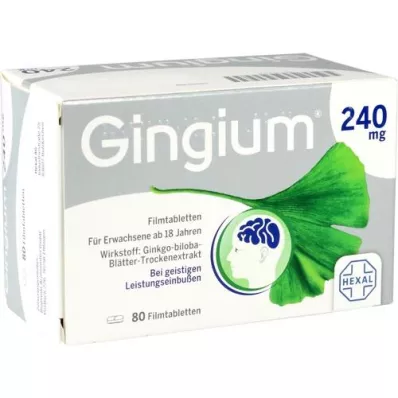 GINGIUM 240 mg potahované tablety, 80 ks