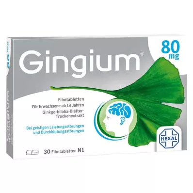 Gingium 80 mg potahované tablety, 30 ks