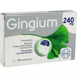 GINGIUM 240 mg potahované tablety, 20 kusů