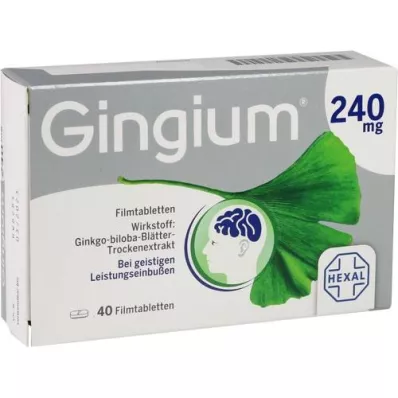 GINGIUM 240 mg potahované tablety, 40 kusů