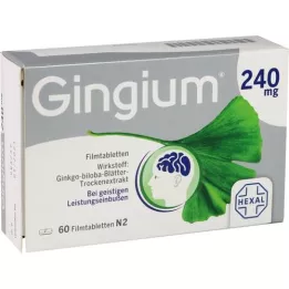 GINGIUM 240 mg potahované tablety, 60 ks