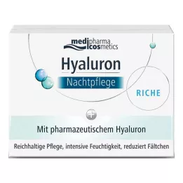 HYALURON NACHTPFLEGE bohatý krém ve skleničce, 50 ml